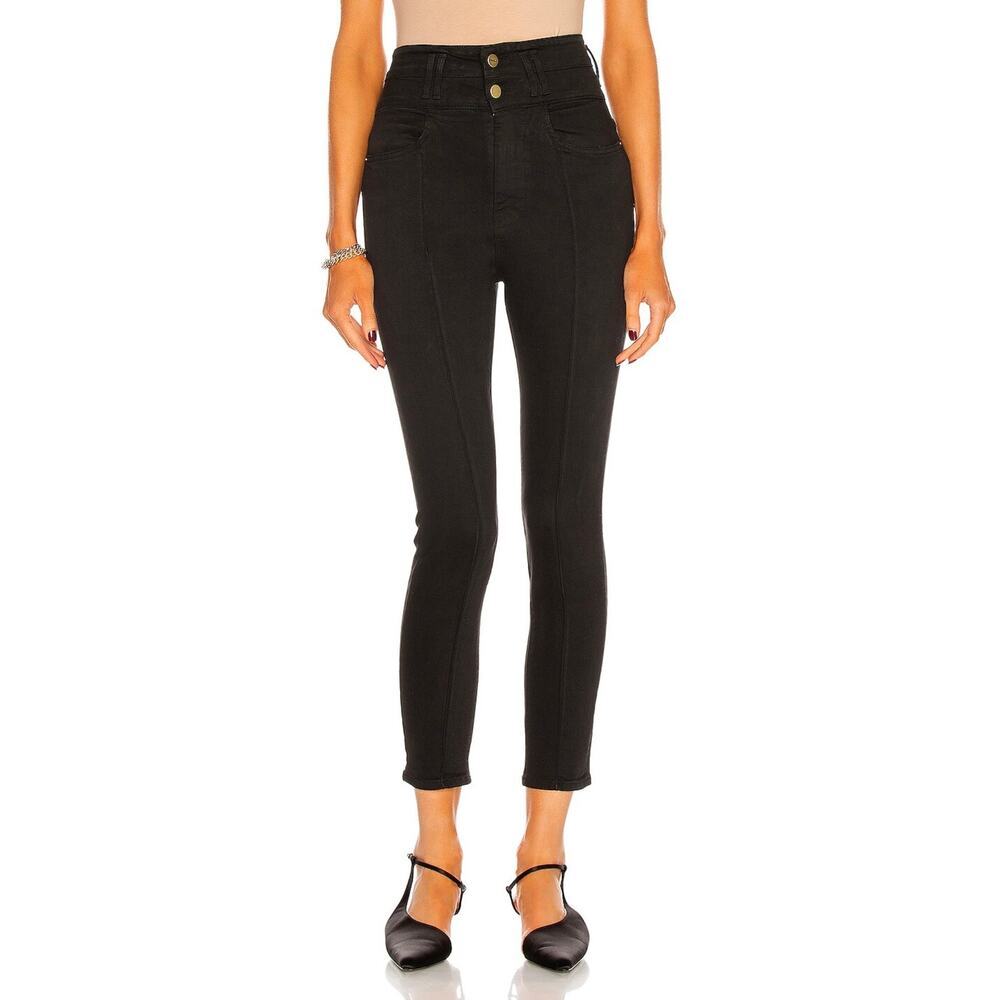 NWT FRAME Le Catroux Cigarette in Film Noir Women’s Size 33